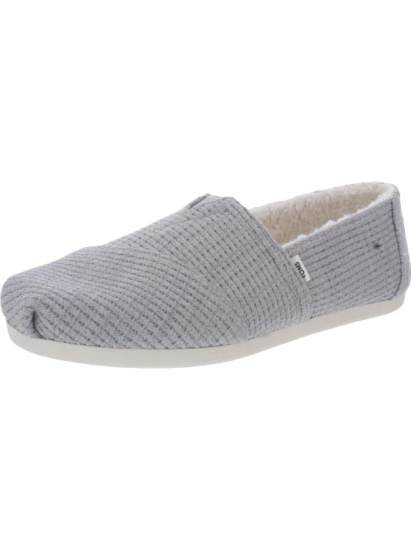 mid gray repreve waffle knit