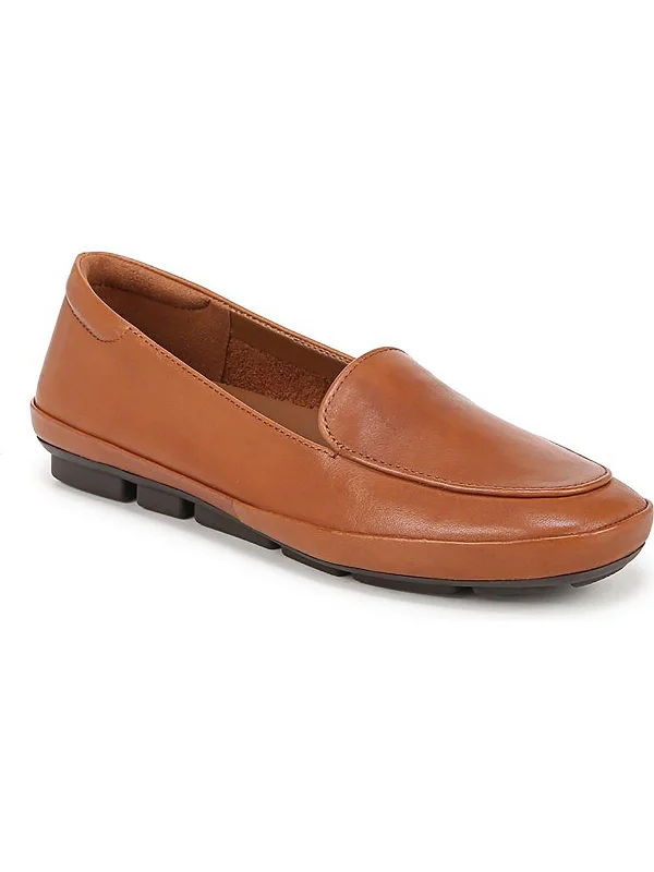 Bashful Womens Leather Slip-On Loafers