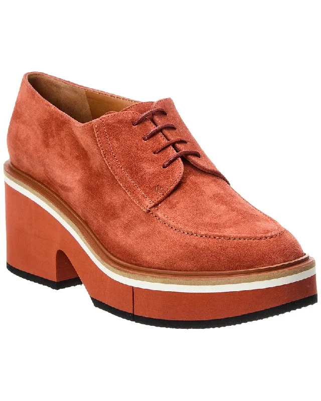 Clergerie Anja Suede Platform Oxford