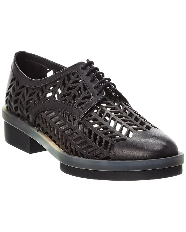 Clergerie Remie Cut-Out Leather Loafer