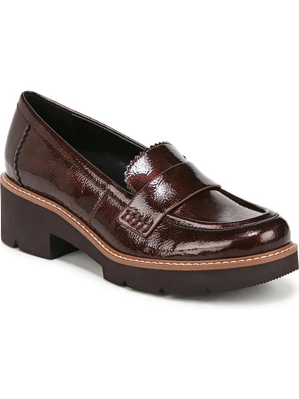 Dakota Womens Patent Slip-On Loafers