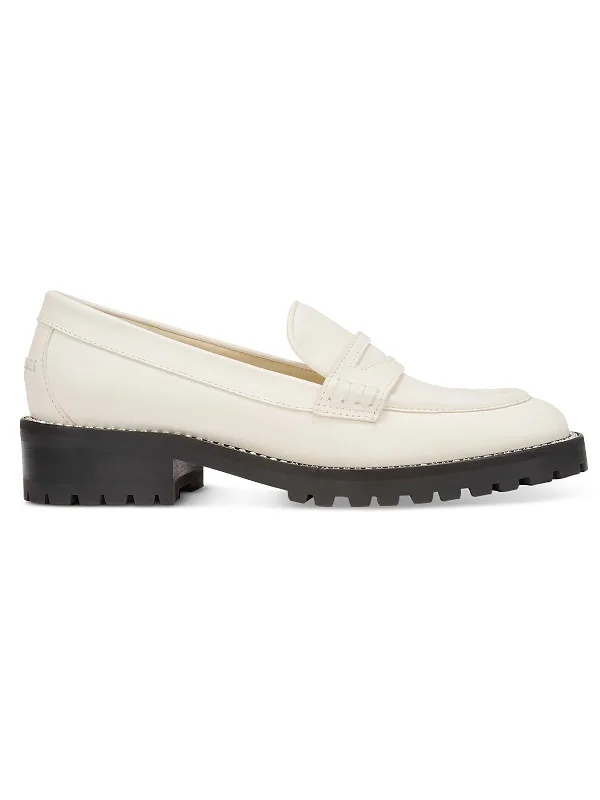 Deanna 30 Womens Leather Slip On Loafers