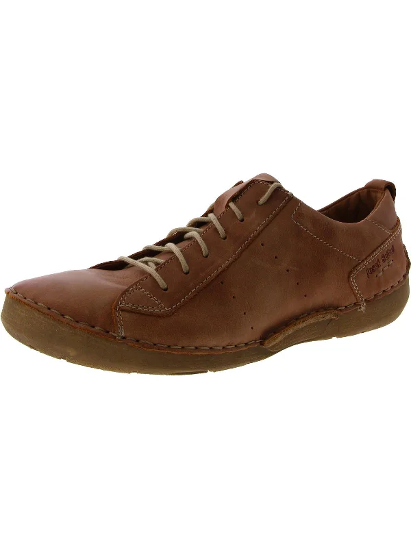 Fergey 56 Womens Leather Slip On Oxfords