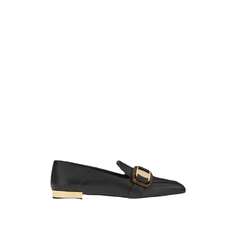 Ferragamo Wang 10 Women's Loafers Black