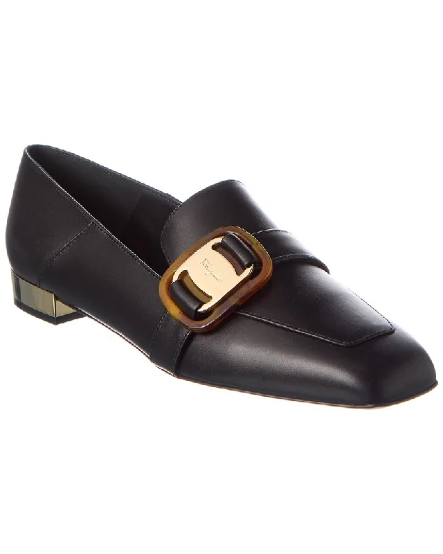 Ferragamo Wang Leather Loafer