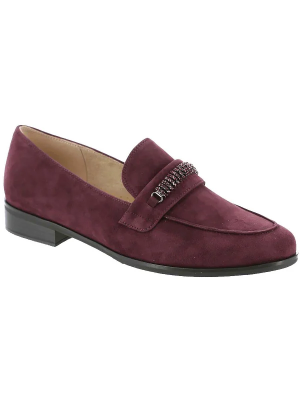 Kamila Womens Faux Suede Slip On Loafers