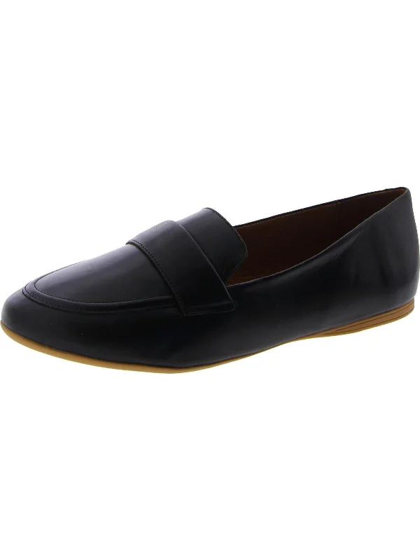 Ken Womens Leather Slip On Loafers