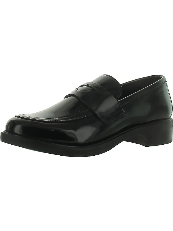 Leif Womens Patent Slip On Loafers