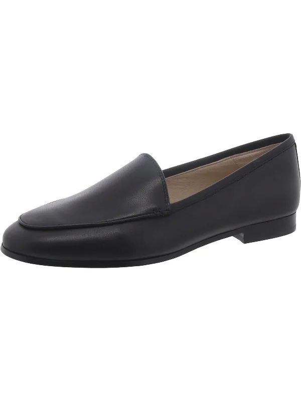 Leon Womens Leather Slip On Loafers