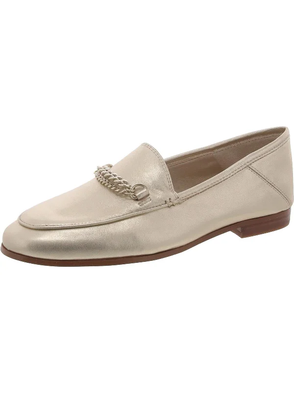 Lorenzo Womens Leather Almond Te Loafers