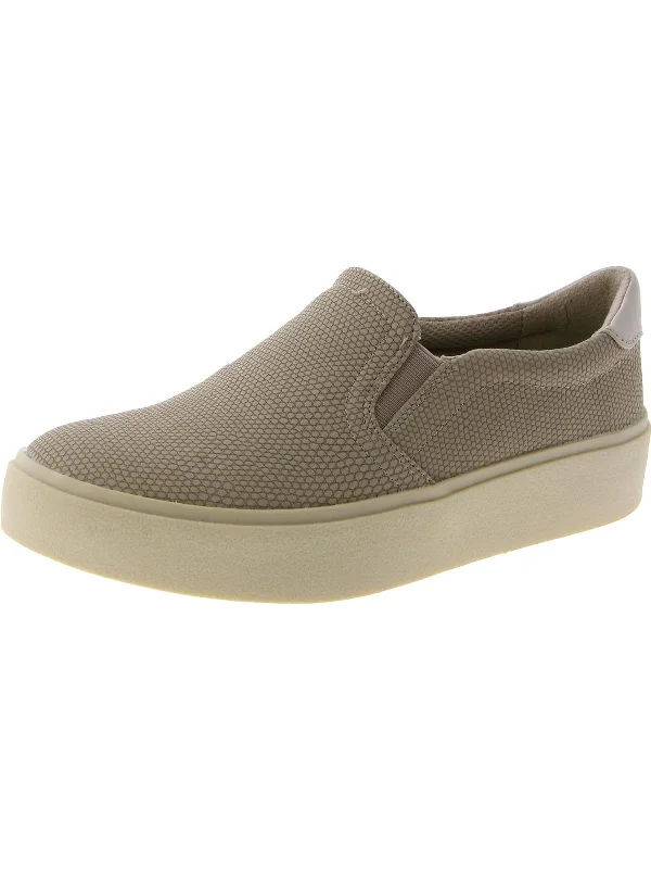 Madison Up So Womens Leather Slip On Slip-On Sneakers