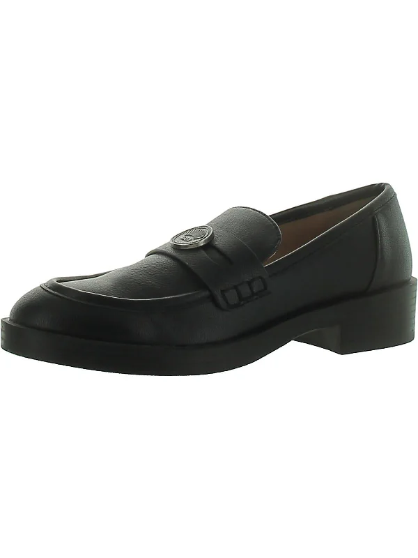 PORTER Womens Leather Round toe Loafers