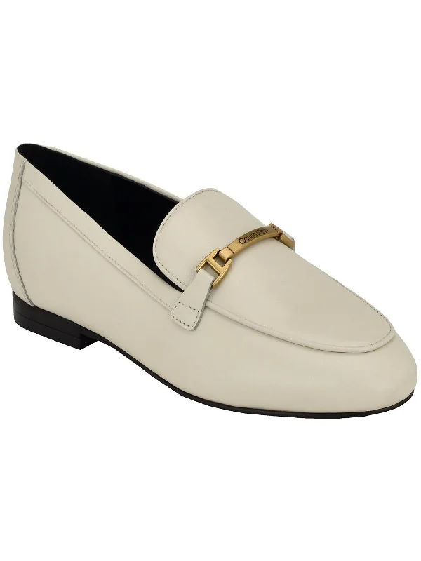 Sommiya Womens Leather Dressy Loafers