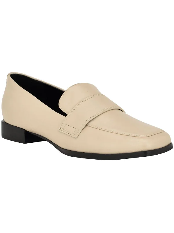 TADYN Womens Leather Sqa Loafers