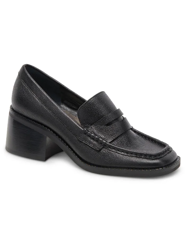 Talie Womens Leather Slip-On Loafers