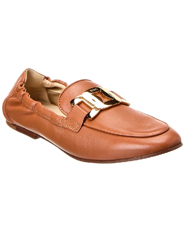 Tod's Cuoio Leather Loafer