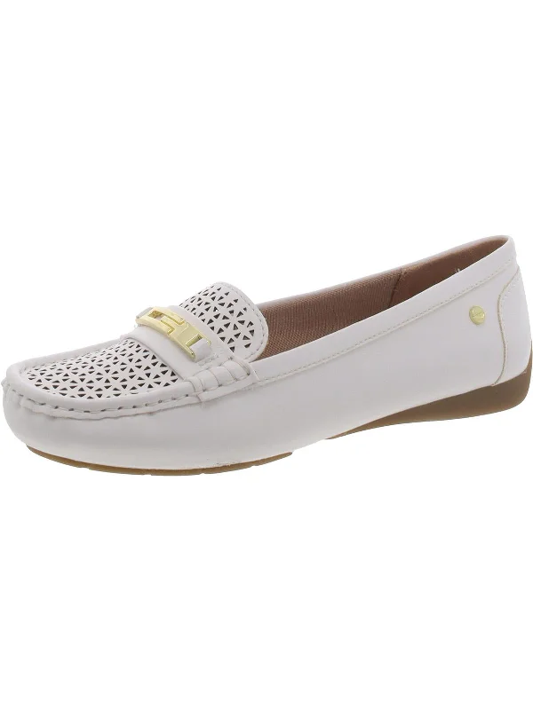 Viva 2 Womens Faux Leather Memory Foam Fashion Loafers