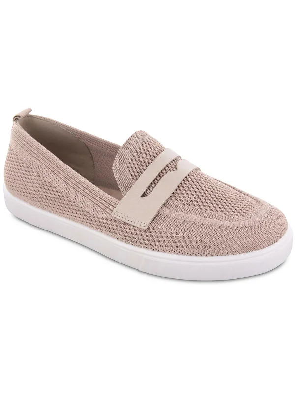 Wiloh Womens Knit Slip-On Loafers