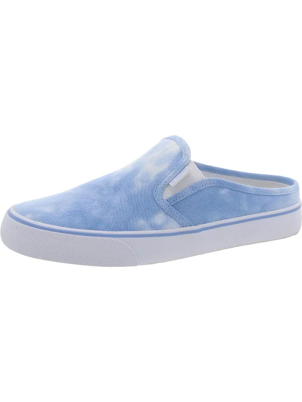 Womens Canvas Padded Insole Slip-On Sneakers