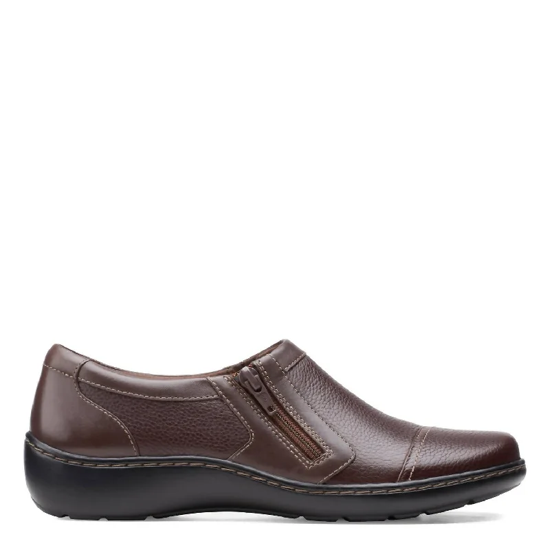 Women's Cora Giny Loafer In Dark Brown Tumbled