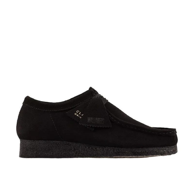 Women's Wallabee Loafer In Black Suede