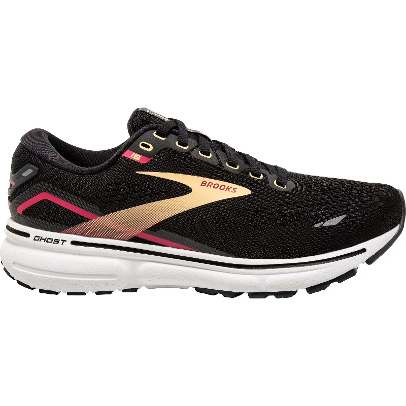 Brooks Ghost 15 Womens Running Shoes - Black