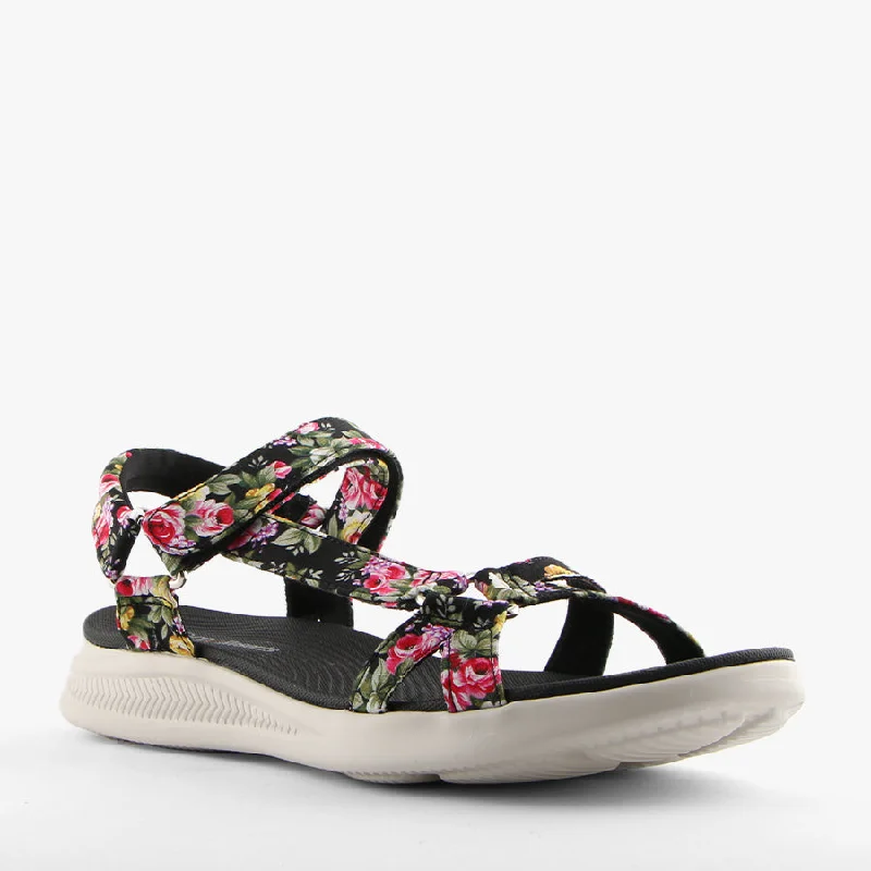 FLOSS 2 BLACK/FLORAL