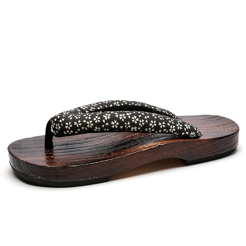 Latest models fashion wholesale traditional women clog shoes wooden japanese high heela summer new style flip flop slippers