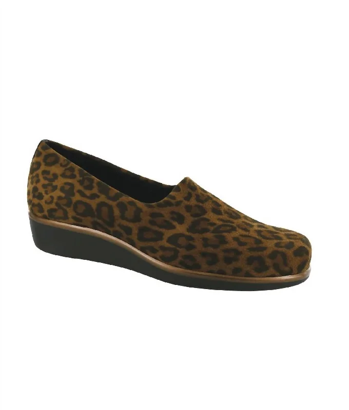 Sas Women's Bliss Shoes Medium In Tan Leopard