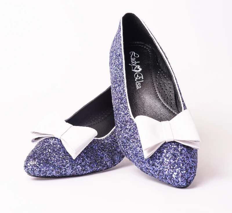 Inara Flats - Sparkly Blue