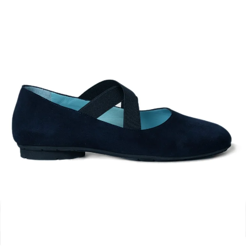 Thierry Rabotin Women's Cathie Cam9005 Navy Suede